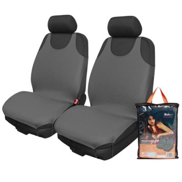 Чехлы-майки "F-2" передние(2 шт.), цвет серый, материал полиэстер <b>AIRLINE ASC-F2</b>