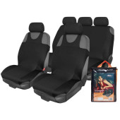 Чехлы-майки " F-3К" компл. передние/задние, комбинированные, цвет черный, полиэстер <b>AIRLINE ASC-F3k</b>