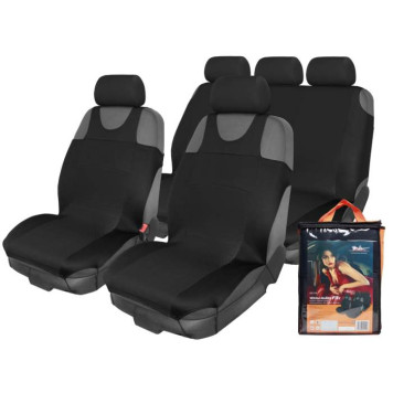 Чехлы-майки " F-3К" компл. передние/задние, комбинированные, цвет черный, полиэстер <b>AIRLINE ASC-F3k</b>