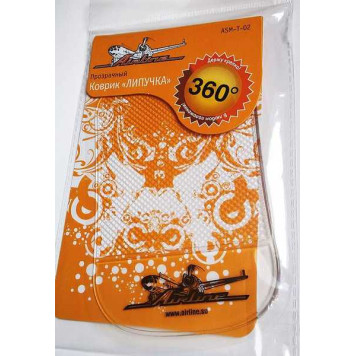 Коврик липучка прозрачный 92*145 мм <b>AIRLINE ASM-T-02</b>-2