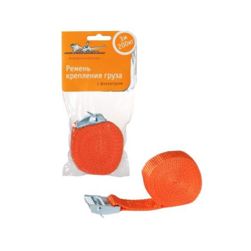 Ремень крепления груза с фиксатором 3 м, 200 кг <b>AIRLINE AS-T-01</b>