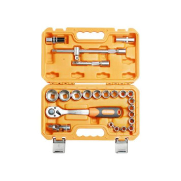 Набор головок и принадлежностей 1/2" 24 предмета, пласт.кейс <b>AIRLINE AT-24-02</b>