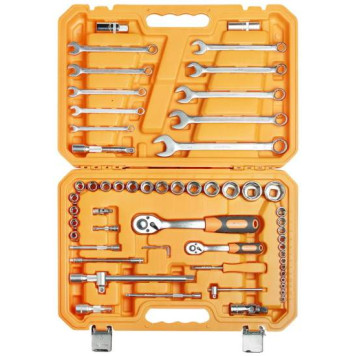 Набор инструментов универсальный 59 предметов + фонарь, пласт.кейс <b>AIRLINE AT-59-06</b>