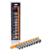 Набор головок торцевых 1/2' DR шестигранных 9пр. (10, 11, 12, 13, 14, 15, 17, 19, 22мм) AIRLINE AT-9-32