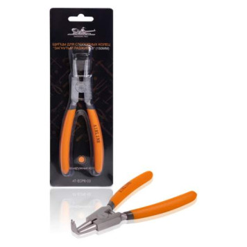 Щипцы для стопорных колец "загнутый разжим" 6" (150мм) <b>AIRLINE AT-ECP6-03</b>