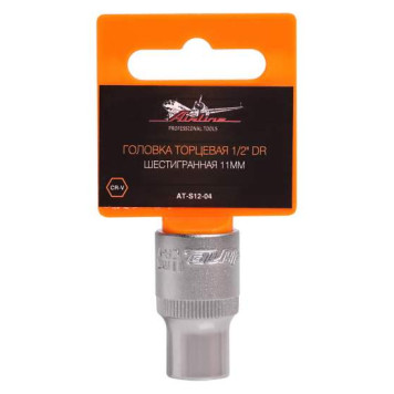 Головка торцевая 1/2" DR шестигранная 11мм <b>AIRLINE AT-S12-04</b>