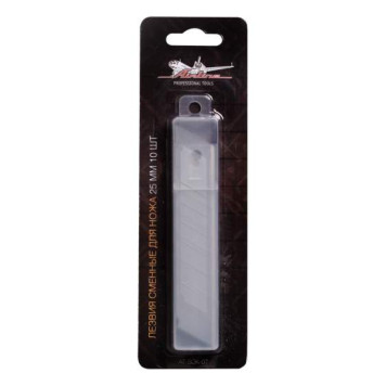 Лезвия сменные для ножа 25мм 10шт AIRLINE AT-SOK-07