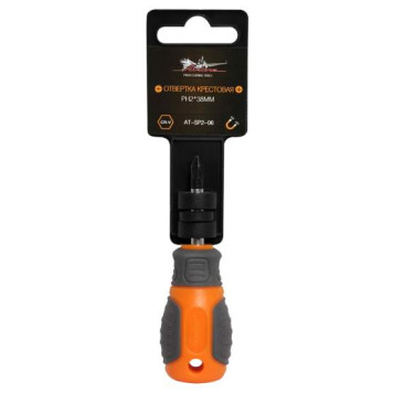Отвертка крестовая с эргономичной рукояткой PH2*38мм <b>AIRLINE AT-SP2-06</b>