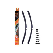 Щетка стеклоочистителя 510 мм (20" ) бескаркасная, 2 шт. 10 адаптеров <b>AIRLINE AWB-BK-510K</b>