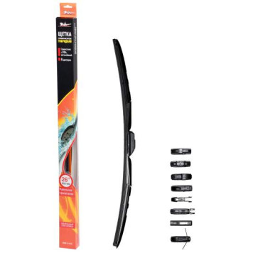 Щетка стеклоочистителя 650 мм (26" ) гибридная, 8 адаптеров <b>AIRLINE AWB-H-650</b>