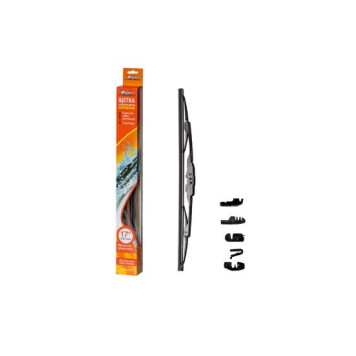 Щетка стеклоочистителя 430 мм (17" ) каркасная, 4 адаптера <b>AIRLINE AWB-K-430</b>