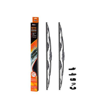 Щетка стеклоочистителя 510 мм (20" ) каркасная, 2 шт. 4 адаптера <b>AIRLINE AWB-K-510K</b>