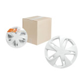 Колпаки колесные 16" "Супер Астра", белый, карбон, компл. 2 шт. <b>AIRLINE AWCC-16-03</b>