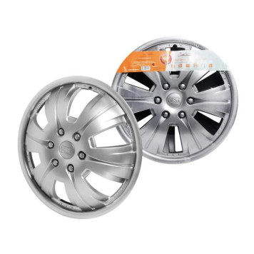 Колпаки колесные 16" "Бест", передние на Газель, серебристый, компл. 2 шт. <b>AIRLINE AWCC-16-07</b>