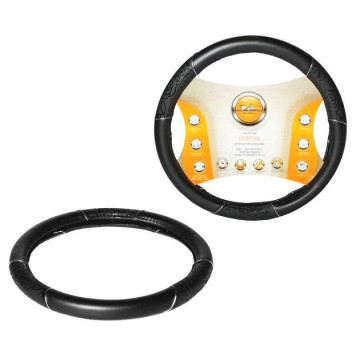 Оплетка из искусственной кожи, женская модель, цвет - черный/принт, 40 см / L <b>AIRLINE AWC-CM-06L</b>