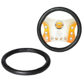 Оплетка из искусственной кожи с тиснением. цвет - черный, 42 см / XL <b>AIRLINE AWC-SL-03XL</b>