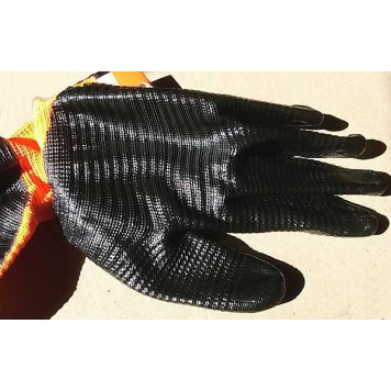 Перчатки с двухслойным нитриловым покрытием ладони <b>AIRLINE AWG-L-03</b>-2