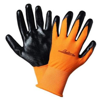 Перчатки с двухслойным нитриловым покрытием ладони <b>AIRLINE AWG-L-03</b>