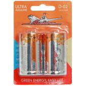 Батарейки LR20/D щелочные 2 шт. <b>AIRLINE D-02</b>