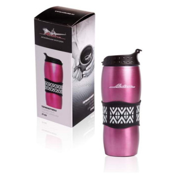 Термокружка 330 мл., красная <b>AIRLINE IT-03</b>