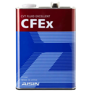Масло трансмиссионное полусинтетическое CVT Fluid Excellent CFEX 4л <b>AISIN CVTF7004</b>