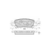 Колодки тормозные дисковые задние подходят для SUBARU FORESTER (SF, SG), LEGASY III-IV <b>AKEBONO AN-475WK</b>