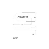 Колодки тормозные дисковые передние CALDINA _T24, CELICA T23, Will VS <b>AKEBONO AN-603K</b>