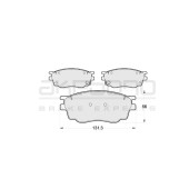 Колодки тормозные дисковые передние подходят для MAZDA 6 1.8 (GG, GY) <b>AKEBONO AN-680WK</b>