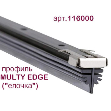 Лента/резинка стеклоочистителя 51см (2шт) ALCA 116000/117000 профиль multy (елочка)/single (шип)-1