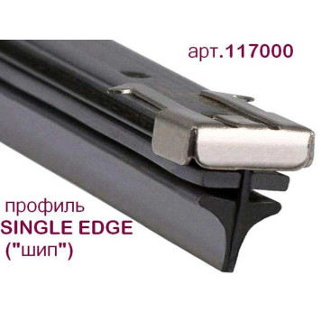 Лента/резинка стеклоочистителя 51см (2шт) ALCA 116000/117000 профиль multy (елочка)/single (шип)-2