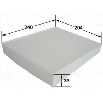 Фильтр салонный <b>AMD AMDFC39</b>-2