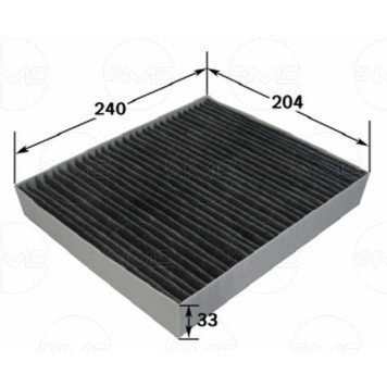 Фильтр салонный угольный <b>AMD AMDFC39C</b>-2