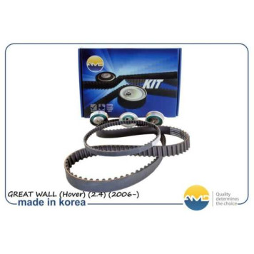 Комплект грм (Hover 2.4) (ремень грм+ремень баланс.+три ролика) <b>AMD AMDKITBR34</b>