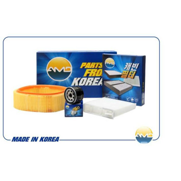 Комплект фильтров (масл+возд+салон) Logan 8V (круглый) <b>AMD AMDSETF124</b>-1