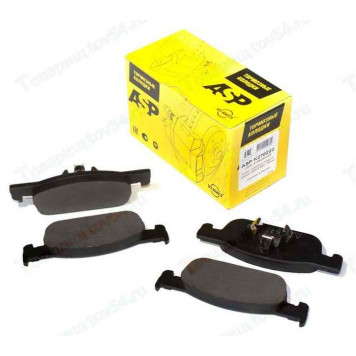 Колодки тормозные передние Lada X-Ray дв ВАЗ 155мм <b>ASP K270222</b> (410605536R, 8201555710, 8201555708)