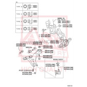 Сайлентблок, рычаг независимой подвески колеса <b>ASVA 0101462</b>