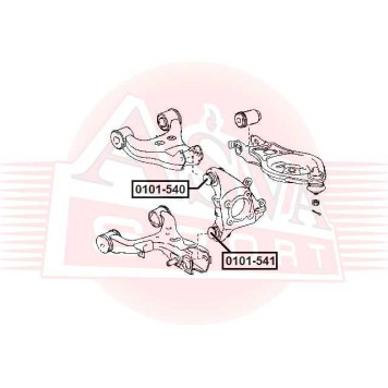 Сайлентблок <b>ASVA 0101540</b>