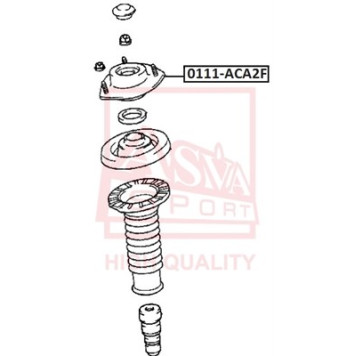 Подвеска, амортизатор <b>ASVA 0111ACA2F</b>