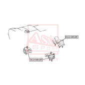 Опора двигателя <b>ASVA 0112GXE10R</b>