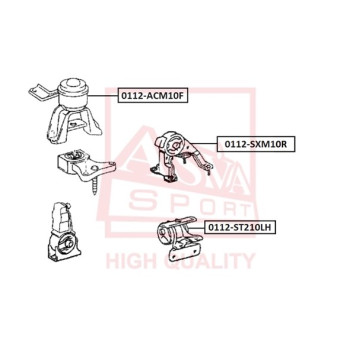 Опора двигателя <b>ASVA 0112ST210LH</b>