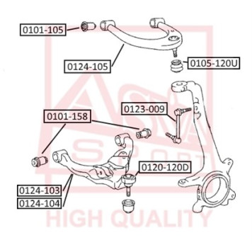 Опора шаровая <b>ASVA 0120120D</b>