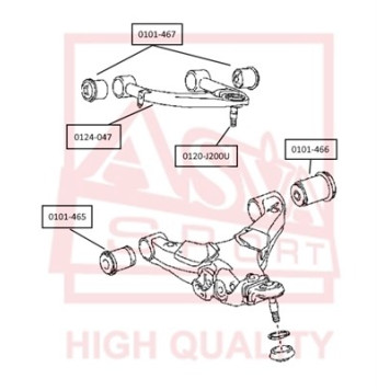 Опора шаровая <b>ASVA 0120J200U</b>