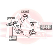 Рычаг передний нижний левый <b>ASVA 0124072</b>