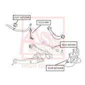 Рычаг независимой подвески колеса, подвеска колеса <b>ASVA 0125AZT250</b>