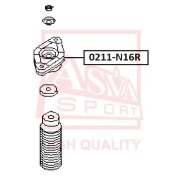 Подвеска, амортизатор <b>ASVA 0211N16R</b>