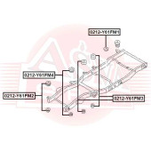 Опора двигателя <b>ASVA 0212Y61FM2</b>