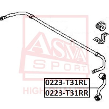 Стойка стабилизатора <b>ASVA 0223T31RR</b>