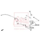 Сайлентблок, рычаг независимой подвески колеса <b>ASVA 0301096</b>