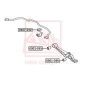 Втулка, стабилизатор <b>ASVA 0307030</b>