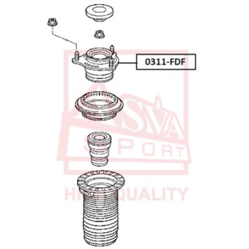 Подвеска, амортизатор <b>ASVA 0311FDF</b>